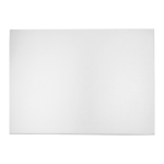 O'Creme Quarter Size Rectangular White Foil Cake Board, 1/2" Thick, Pack of 5