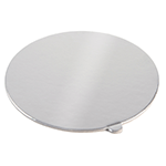 O'Creme Silver Round Mini Board with Tab, 3.25" - Pack of 100
