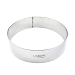 O'Creme Stainless Steel Round Cake Ring, 10" x 1-3/4" High