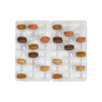 Packnwood Insert for 48 Macarons with Clip Closure, 14.2" x 10" x 1.2" - Case of 100