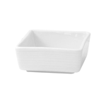 Packnwood Mini White Square Porcelain Sauce Dish, 2 oz, 2.8" x 2.8" x 1.2" H, Case of 24