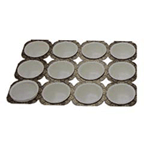 Paper Muffin Baking Tray 1.8 Oz, 12 Cavities - Pack of 6