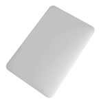 Polyethylene Cutting Board, 6" x 10" x 1/2" Thick - White