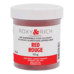 Roxy & Rich Fat Dispersible Red Powder Food Color, 15gr.