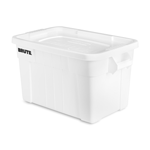 Rubbermaid FG9S3100WHT 20 Gallon Tote Box with Lid, White