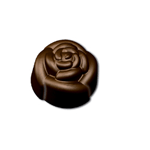 Silikomart Silicone Chocolate Mold Rose 28mm Diam. x 18mm 7ml 15 Cavities