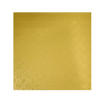 O'Creme Square Gold Cake Drum Board, 8" x 1/4" Thick, Pack of 10
