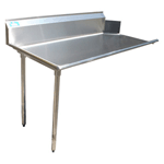DHCT-96L Stainless Steel Clean Dishtable, Left - 96"W