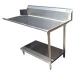 DHCT-G108R Stainless Steel Clean Dishtable with Undershelf - 108"W Right