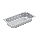 Steam-Table Pan, Stainless, Third Size (6-7/8" x 12-3/4") x 2-1/2"