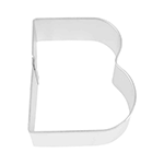 Letter 'B' Cookie Cutter, 2-3/8