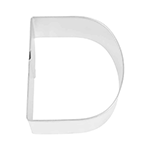 Letter 'D' Cookie Cutter, 2-1/4" x 3"
