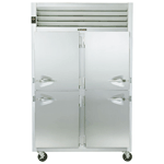 Traulsen G20001 2 Section Half Door Reach In Refrigerator - Right / Left Hinged Doors