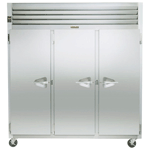 Traulsen G31011 77" G Series Three Section Solid Door Reach in Freezer with Left / Left / Right Hinged Doors - 69.1 cu. ft.