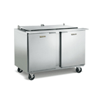 Traulsen UST7212-RR 72" 12 Pan Sandwich / Salad Prep Table with Right / Right Hinged Doors