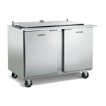 Traulsen UST7218-LL 72" 18 Pan Sandwich / Salad Prep Table with Left / Left Hinged Doors