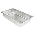 Update International Full Size Perforated Anti-Jam Steam Table Pan, 4