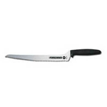 Victorinox Cutlery 9-Inch Wavy Edge Bread Knife, Black Polypropylene Handle (40550)