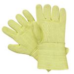 Virgin Wool, Double-lined Kevlar Heat Resistant Glove. sold in pairs