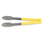 Vollrath Kool Touch Color-Coded Tongs 12"  Yellow