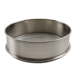 Vollum Flour Sifter / Sieve Heavy Duty, All Stainless Steel, 8" Dia. 0.3mm Holes (50 Mesh)