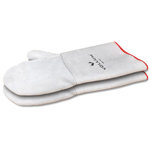 Vollum High Heat Leather Oven Mitts, Resistant to 932F - 17"