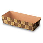 Welcome Home Brands Disposable Brown Block Rectangular Paper Loaf Baking Pan, 16.9 Oz, 5.5