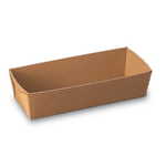 Welcome Home Brands Disposable Plain Brown Paper Loaf Baking Pan,16.9 Oz, 5.5