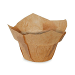 Welcome Home Brands Low Crown Wraps Paper Baking Cup, 2" Dia. x 2.5" High, Pack of 100