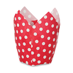 Welcome Home Brands Red Dot Tulip Cup 2" x 3.25" High - Pack of 100