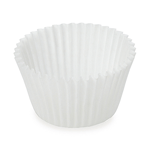 Welcome Home Brands Ruffled Baking Cup (White), 1.9"d x 1.5"h - Case of 600