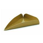 Welcome Home Brands Triangle Cake Presentation Plate, 4.3" x 2" - Case of 500