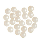 White Edible Sugar Pearls Decoration Balls 6mm