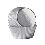 Wilton Baking Cups, Silver Foil, 2" Dia. Pack of 24