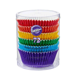 Wilton Multicolored Foil Cupcake Liners, Pack of 72