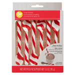 Wilton Peppermint Candy Cane Spoon, Pack of 6