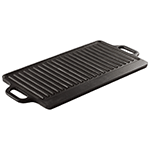 Winco Cast Iron Reversible Griddle & Grill, 20" x 9-1/2"
