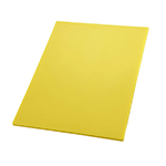 Winco Cutting Board 12" x 18" x 1/2" Thick - Yellow