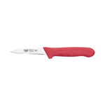 Winco Paring Knife, 3-1/4" Blade, Red Handle, 2-pc. Set