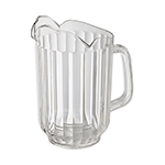 Winco Polycarbonate Clear Water Pitcher, 60 oz.