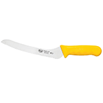 Winco Stal 9" Yellow Offset Bread Knife 