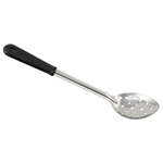 Winco 15" Basting Spoon, Stainless Steel Perforated, Bakelite Handle