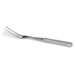 Winco Deluxe Hollow-Handle Two-Tine Pot Fork - 11"