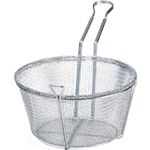 Winco 5-1/2 Quart Mesh Fry Basket 