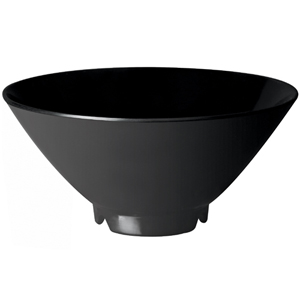 G. E. T. Melamine Bowl, Black Elegance Series, 8 oz., 4.75 Diam. x 2 Deep - Case of 36