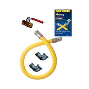 Dormont Gas Connection Kit for Stationary Equipment, 3/4 x 36
