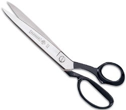 Mundial Stay-Set Tailor Shears / Bent Trimmers, Knife Edge, 12