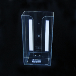 Impact-Products Glove Box Dispenser, Clear Acrylic, Kerekes Imprint 