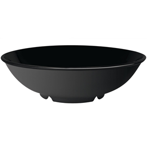 G. E. T. Melamine Bowl Black Elegance Series, 60 oz., 9.75 Diam. x 2.75 Deep - Case of 12