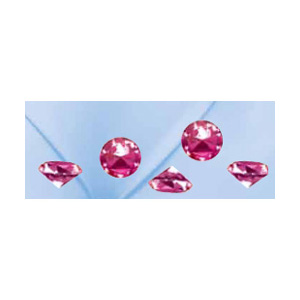 Sugar Crystal Diamonds Pink. Stone 1cm / 10 Carats  